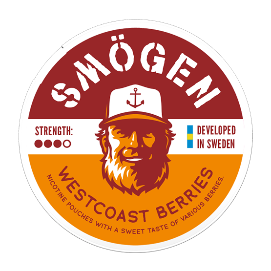 SMÖGEN - Westcoast Berries 3 — 8mg nicotine per pouch, slim format, 20 pouches