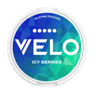 Velo Icy Berries 14mg Nicotine Pouches — 14mg nicotine per pouch, slim format, 20 pouches