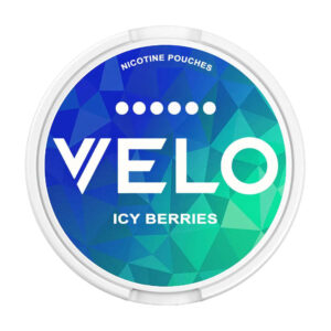 Velo Icy Berries 17mg Nicotine Pouches — 17mg nicotine per pouch, slim format, 20 pouches