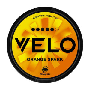 Velo Orange Spark 14mg Nicotine Pouches — 14mg nicotine per pouch, slim format, 20 pouches
