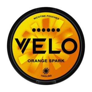 Velo Orange Spark 17mg Nicotine Pouches — 17mg nicotine per pouch, slim format, 20 pouches