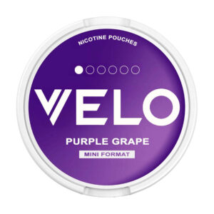 Velo Purple Grape 4mg Nicotine Pouches — 4mg nicotine per pouch, mini format, 15 pouches