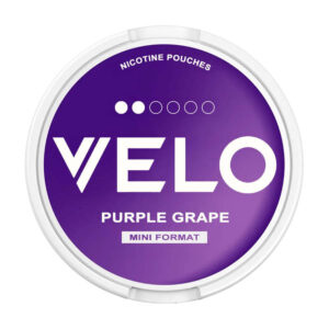 Velo Purple Grape 6mg Nicotine Pouches — 6mg nicotine per pouch, mini format, 20 pouches
