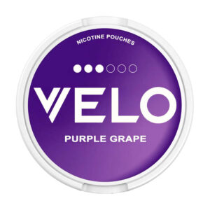 Velo Purple Grape 8mg Nicotine Pouches — 8mg nicotine per pouch, slim format, 20 pouches