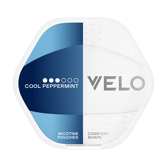VELO Shift - Cool Peppermint — 8mg nicotine per pouch, slim format, 20 pouches