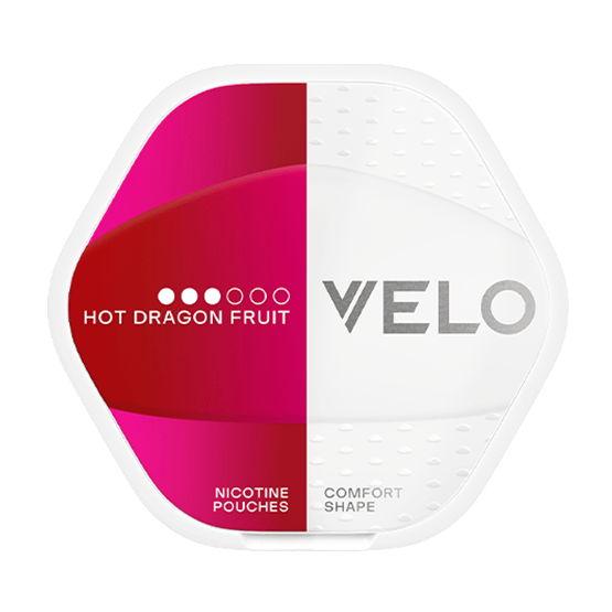 VELO Shift - Hot Dragon Fruit — 8mg nicotine per pouch, slim format, 20 pouches