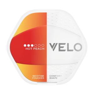 VELO Shift - Hot Peach — 8mg nicotine per pouch, slim format, 20 pouches