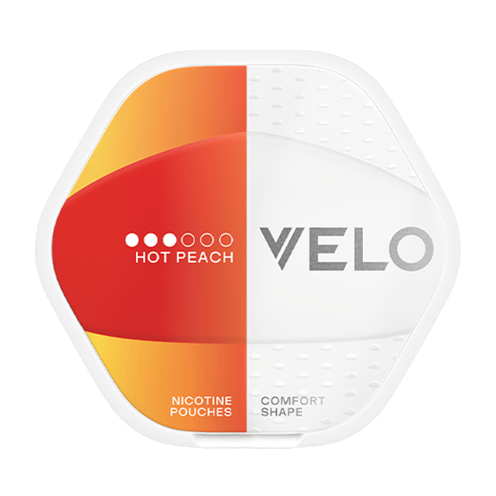 VELO Shift - Hot Peach — 8mg nicotine per pouch, slim format, 20 pouches