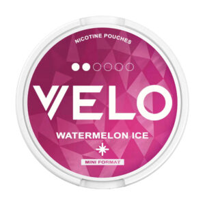 Velo Watermelon Ice 6mg Nicotine Pouches — 6mg nicotine per pouch, mini format, 15 pouches