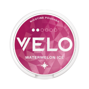 VELO Watermelon Ice Mini 6mg — 6mg nicotine per pouch, mini format, 15 pouches