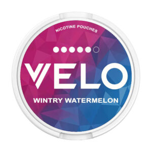 Velo Wintry Watermelon 14mg Nicotine Pouches — 14mg nicotine per pouch, slim format, 20 pouches