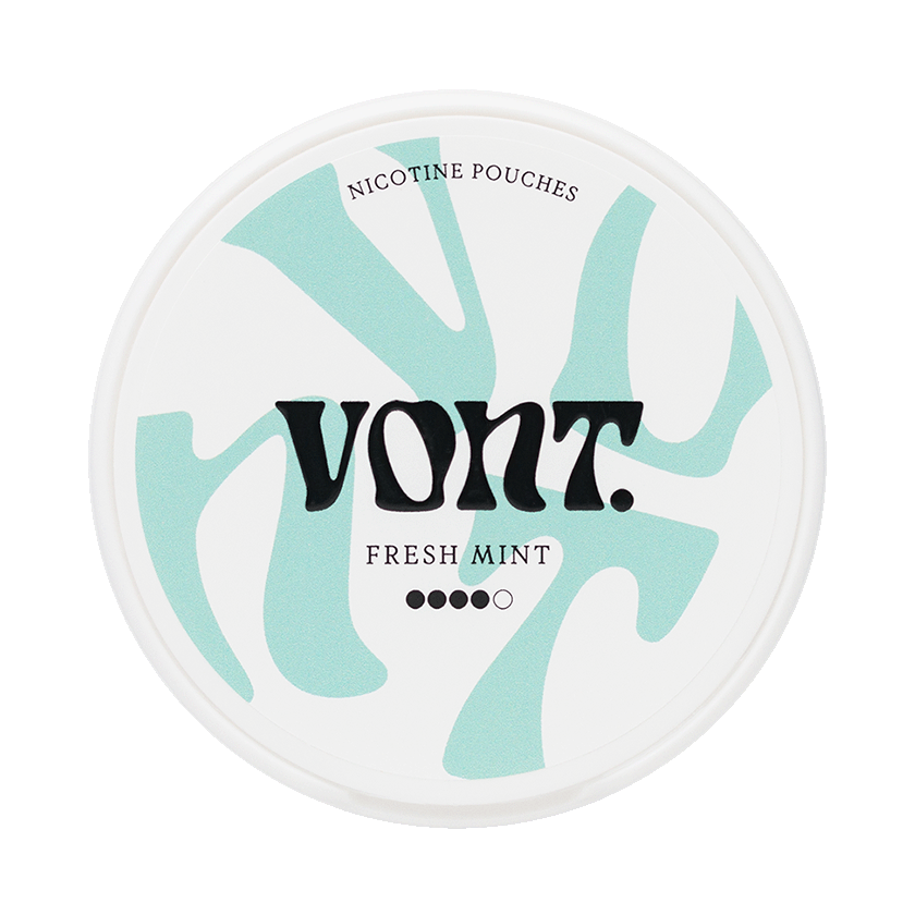 Vont Fresh Mint 7mg — 7mg nicotine per pouch, slim format, 20 pouches