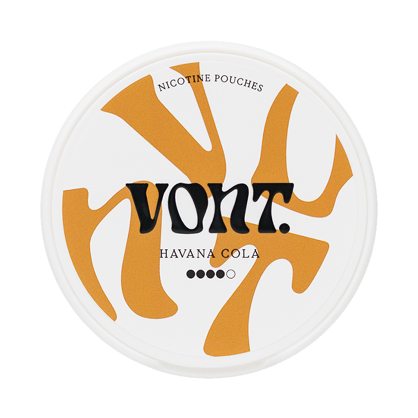 Vont Havana Cola 7mg — 7mg nicotine per pouch, slim format, 20 pouches