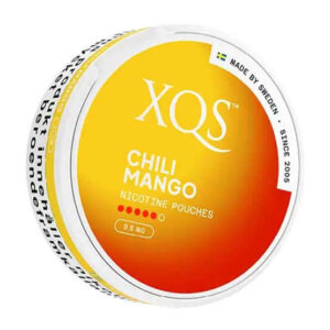 XQS - Chilli Mango — 9.6mg nicotine per pouch, slim format, 20 pouches