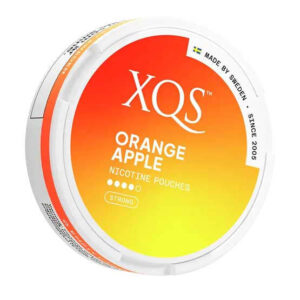 XQS - Orange Apple — 8mg nicotine per pouch, slim format, 20 pouches