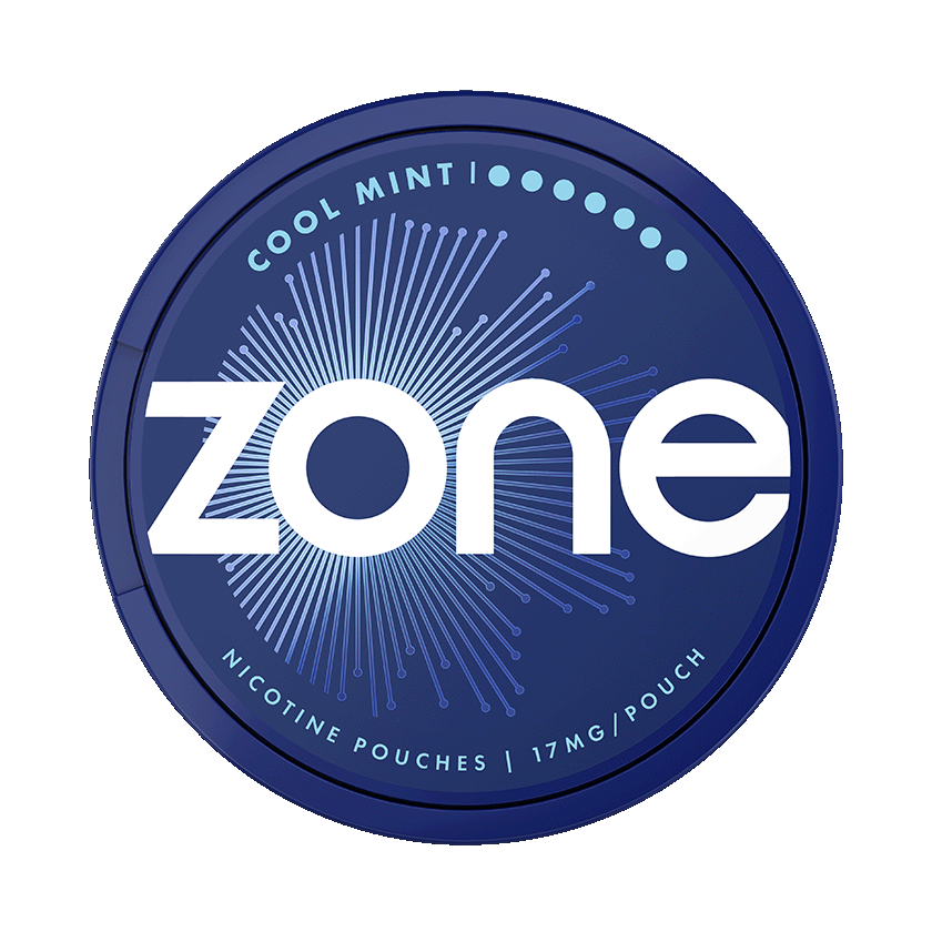ZONE Cool Mint 17mg — 17mg nicotine per pouch, slim format, 20 pouches