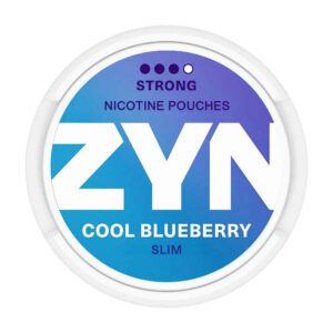 ZYN Cool Blueberry 11mg Nicotine Pouches — 11mg nicotine per pouch, slim format, 20 pouches