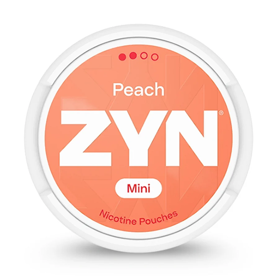 ZYN - Peach (Mini dry) — 3mg nicotine per pouch, mini format, 20 pouches