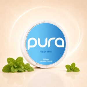 Pura Fresh Mint 180mg caffeine pouch tin