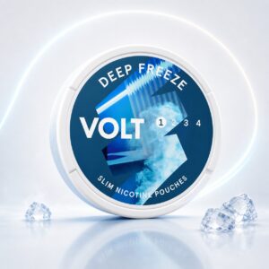 Volt Deep Freeze 3mg Nicotine Pouches — 3mg nicotine per pouch, slim format, 21 pouches