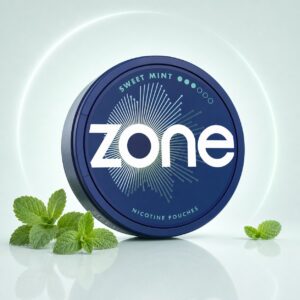 Zone Sweet Mint 10mg Nicotine Pouches — 10mg nicotine per pouch, slim format, 20 pouches