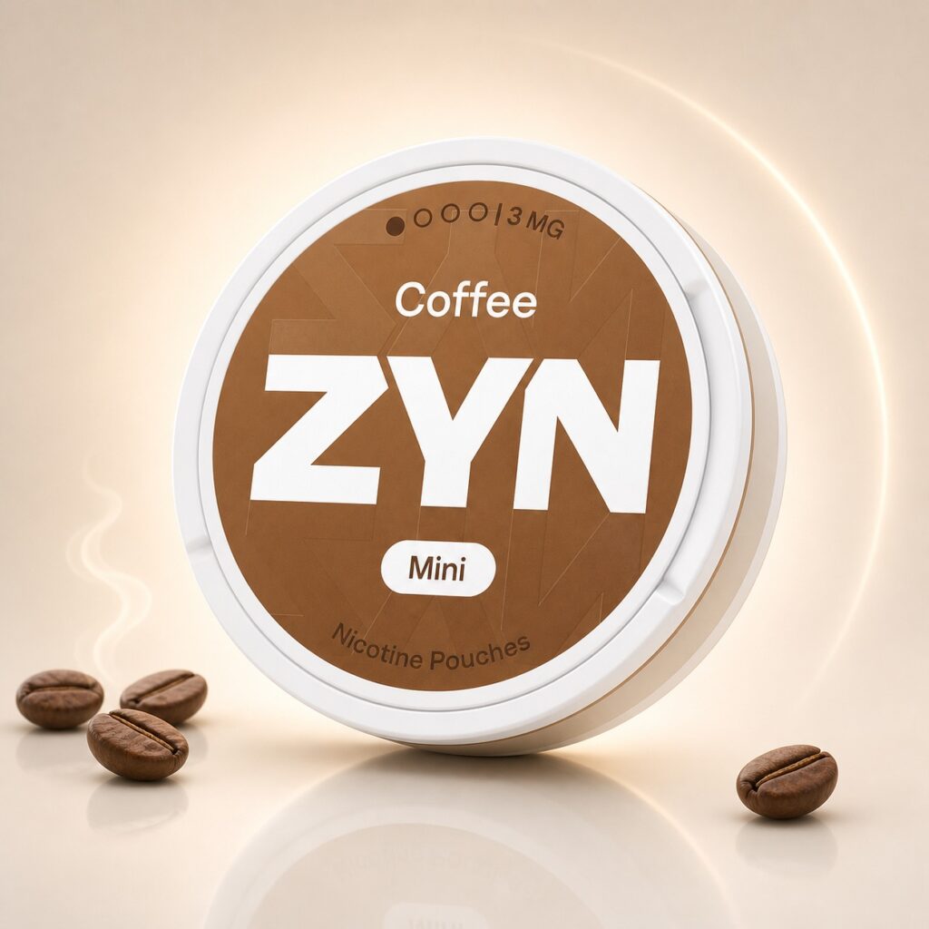 ZYN Coffee 3mg Nicotine Pouches — 3mg nicotine per pouch, mini format, 20 pouches