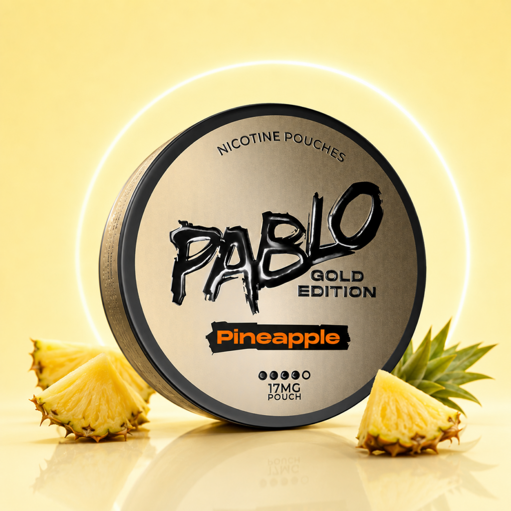 PABLO Gold Edition Pineapple 17mg Nicotine Pouches tin