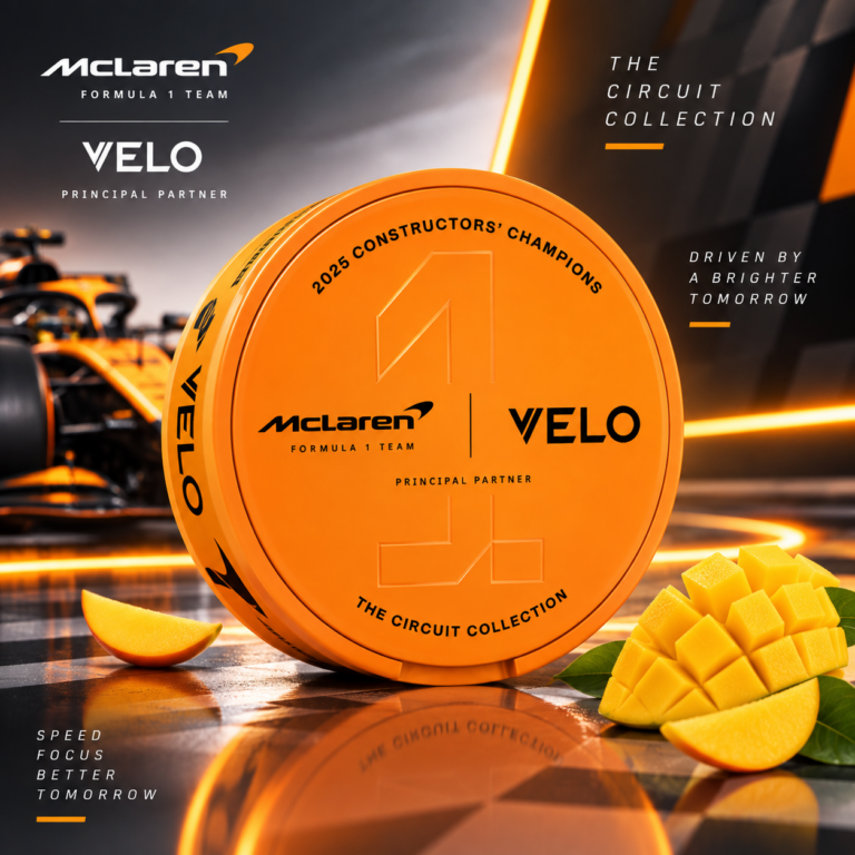 VELO McLaren Edition Sweet Papaya 8mg nicotine pouches