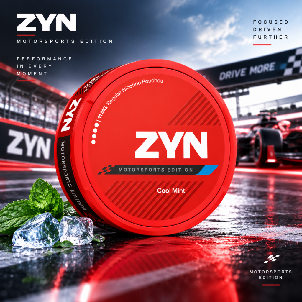 ZYN Motorsports Edition Cool Mint 11.3mg nicotine pouches