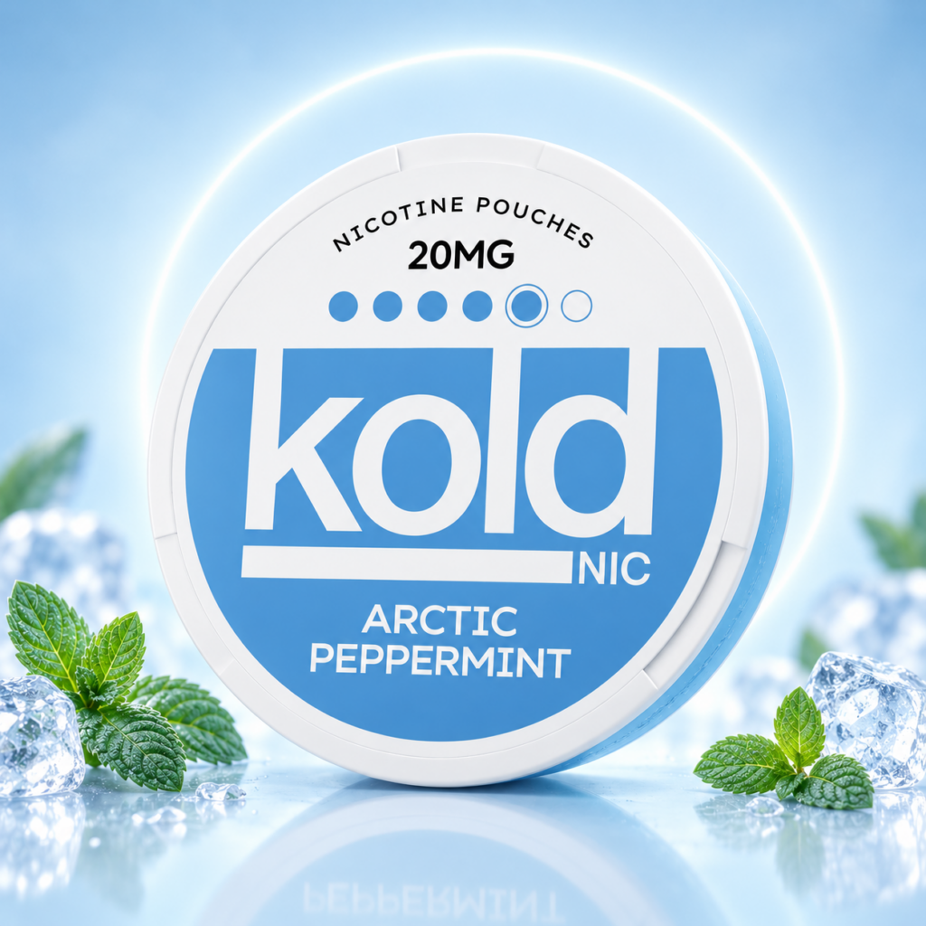 KOLD Arctic Peppermint 20mg Nicotine Pouches tin
