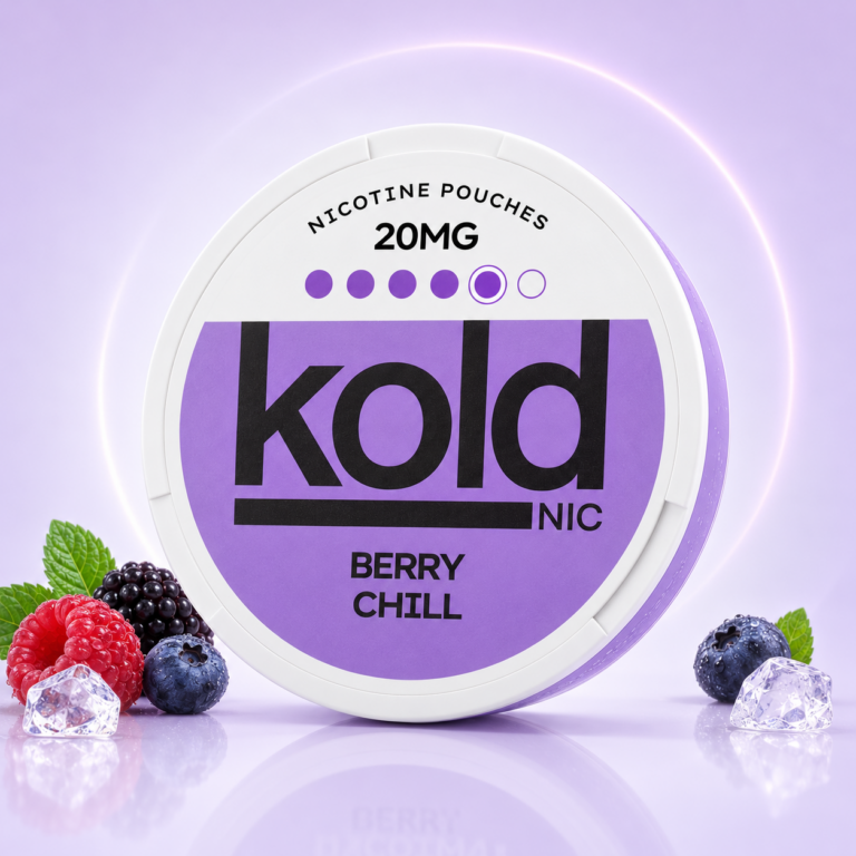KOLD Berry Chill 20mg Nicotine Pouches tin