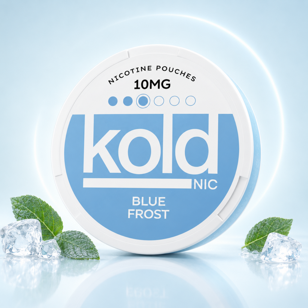KOLD Blue Frost 10mg Nicotine Pouches tin
