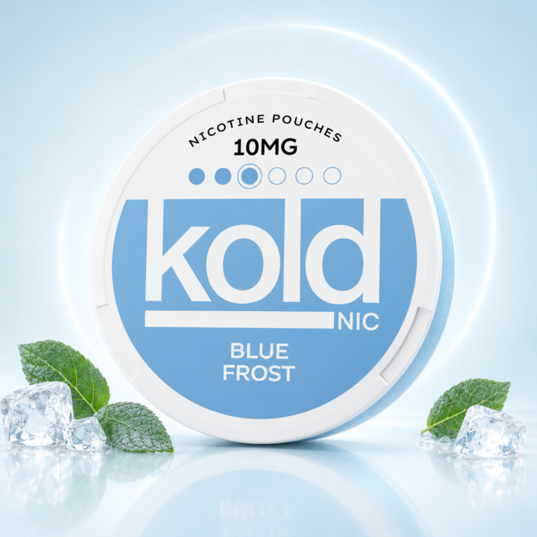 KOLD Blue Frost 10mg Nicotine Pouches tin