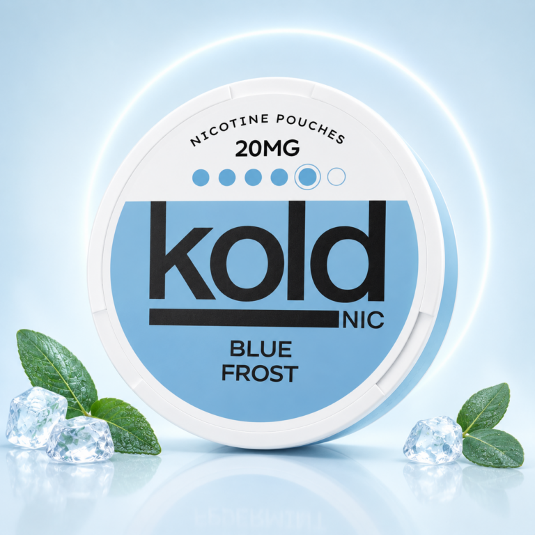 KOLD Blue Frost 20mg Nicotine Pouches tin