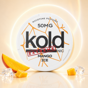 KOLD Extreme Mango Ice 50mg Nicotine Pouches tin
