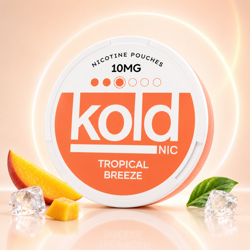 KOLD Tropical Breeze 10mg Nicotine Pouches tin