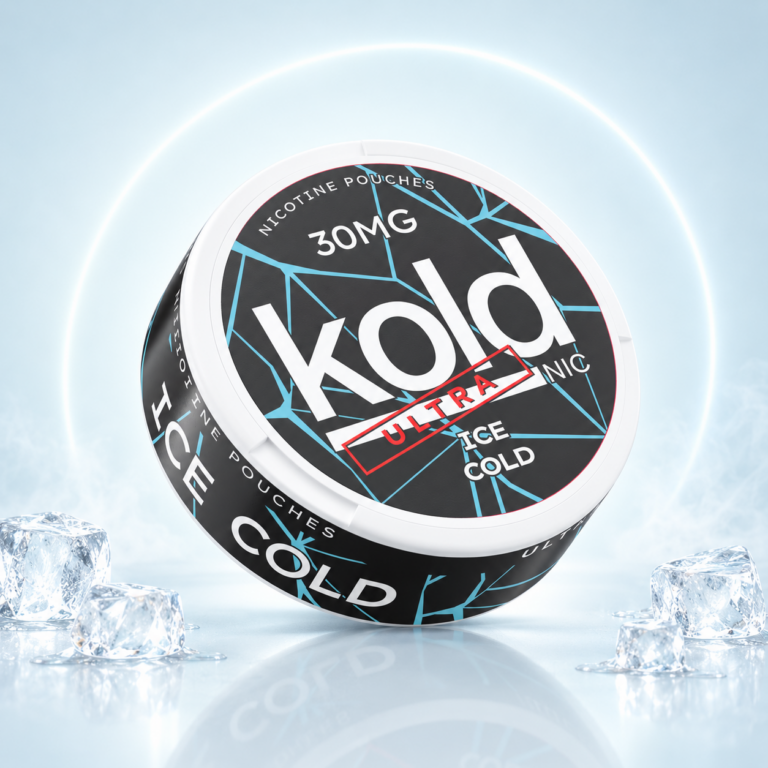 KOLD Ultra Ice Cold 30mg Nicotine Pouches tin